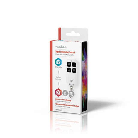 Nedis zbrc10wt smart fjernbetjening zigbee 4 knapper inklusive batteri hvid