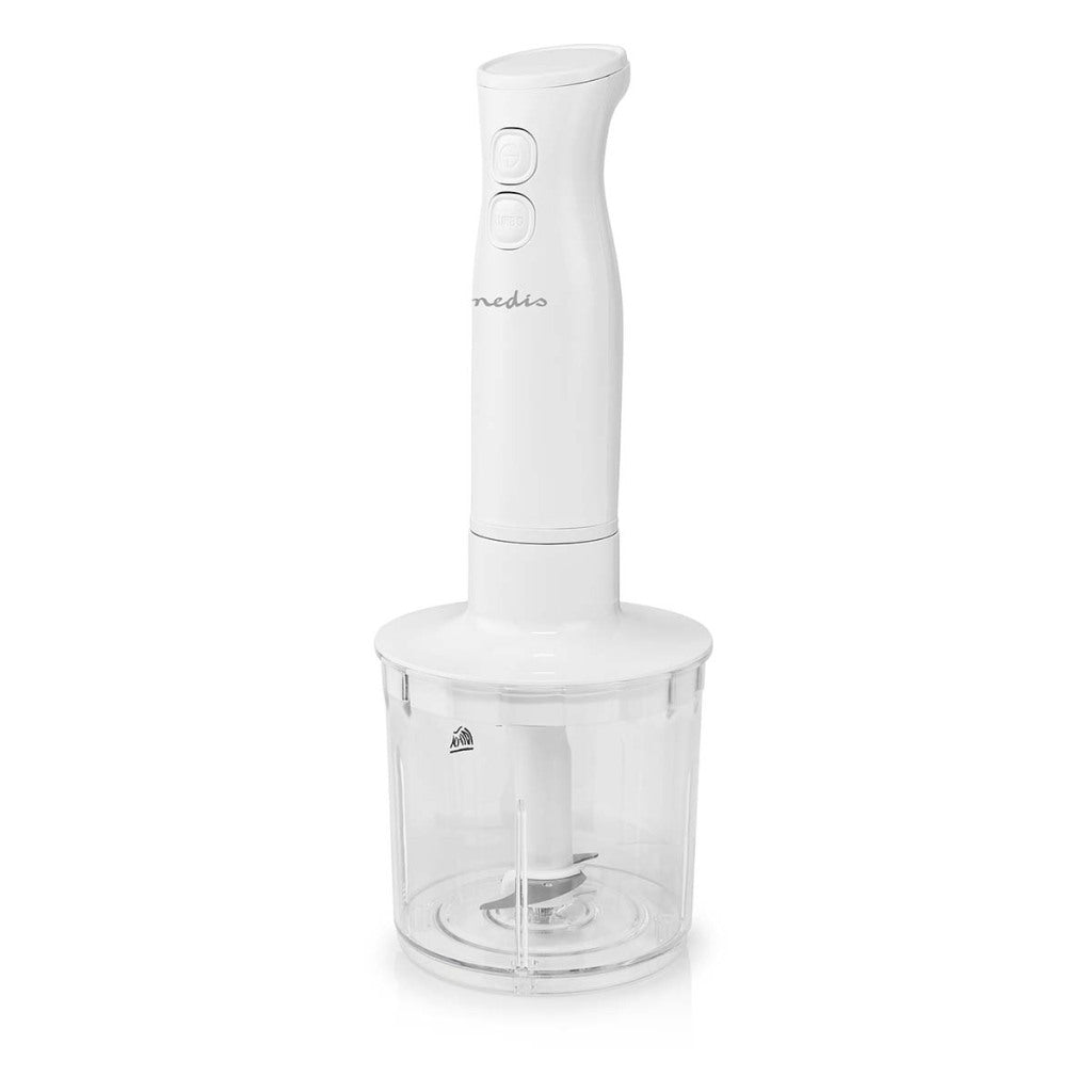 Nedis KAHB120CWT Stavblender 400 W Hastighedsindstillinger: 2-trins Hakkemaskine Hvid