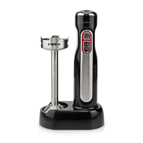 Nedis kahb600bk stavblender 100w sølv sort