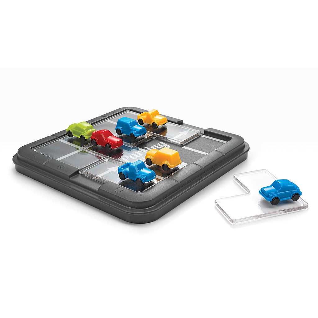 Smarte spil - parkeringspuslespil - 60 opgaver - brainteaser - biler - rejsespil