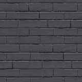 North Wall Noordwand tapet Gode vibber Chalkboard Brick Wall sort og grå