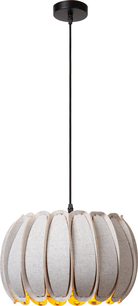 Lucide spencer - hængelampe - ø 30 cm - 1xe27 - grå