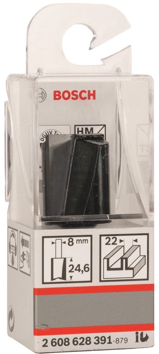 Bosch - pindfræsere 8 mm, d1 22 mm, l 25 mm, g 56 mm