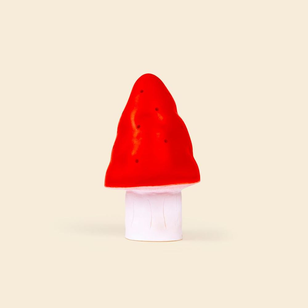 Egmont lampe svamperød + lysdæmper.