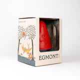Egmont lampe svamperød + lysdæmper.
