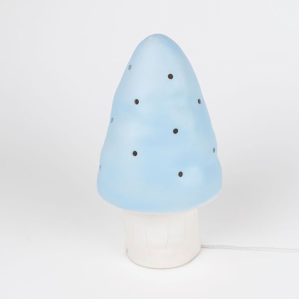 Egmont lampe svampeblå + lysdæmper.
