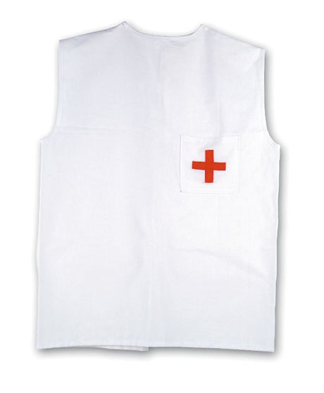 Egmont lægeforklæde med hat. 54x44 c