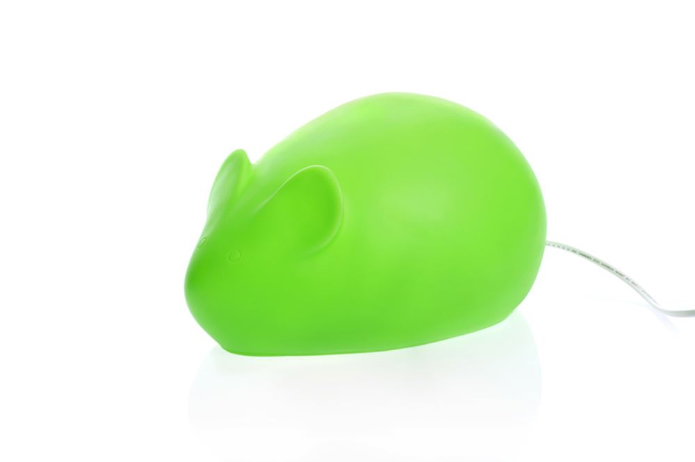 Egmont lampe gelé mus grøn 28 cm.