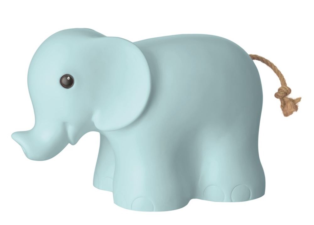 Egmont lampe elefant lyseblå 22x32x16