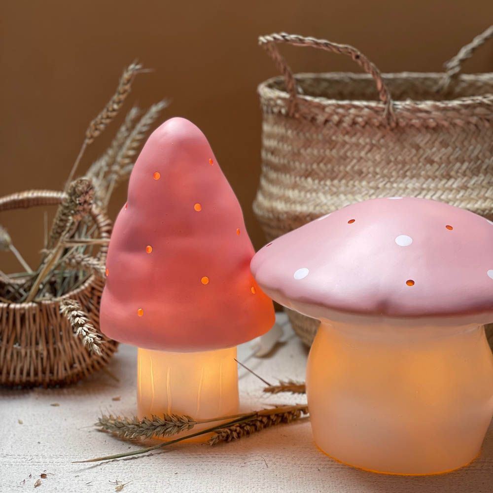 Egmont lampe champignon vintage pink + dim