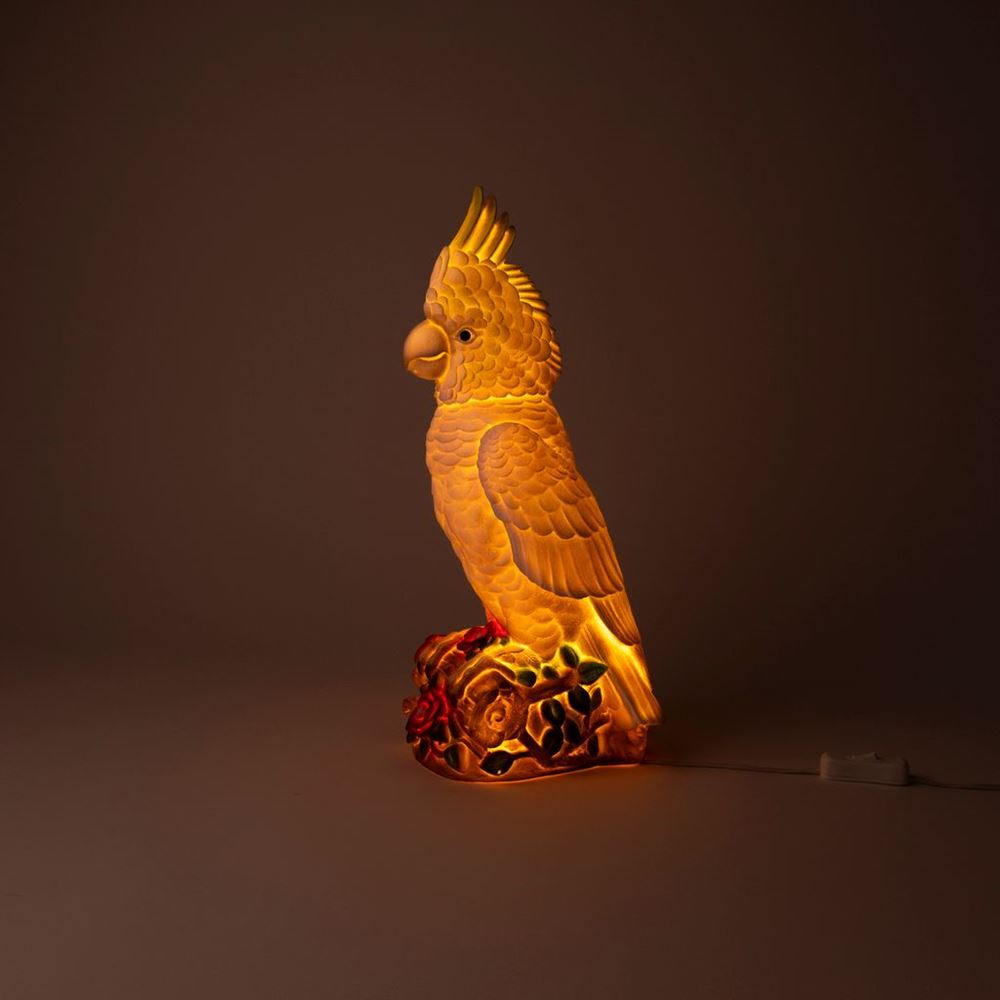 Egmont lampe kakadue. 29 cm. decora