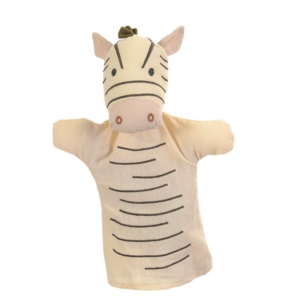Egmont zebra handske marionet. 29x17x6 cm. 0+