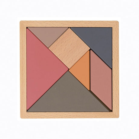 Egmont tangram i træ. fsc træ.15x15x1