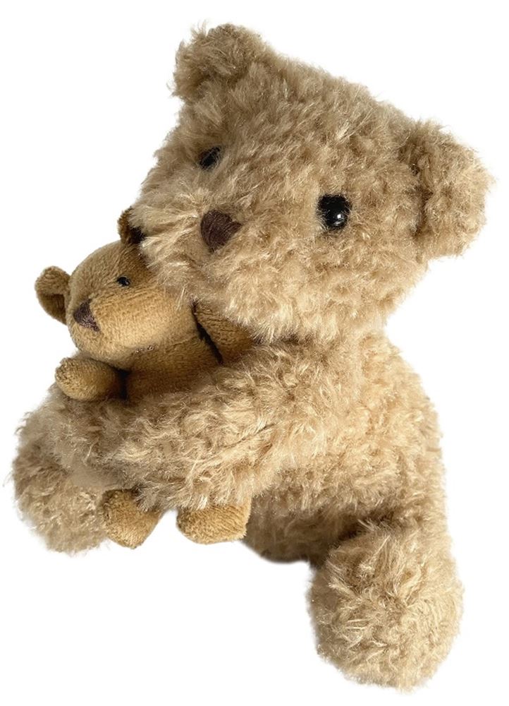 Egmont krammebamse eustache med baby. 1