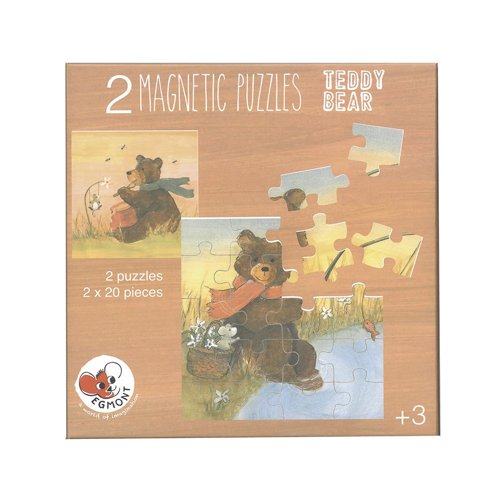 Egmont magnet puslespil bamse. 17,5x1