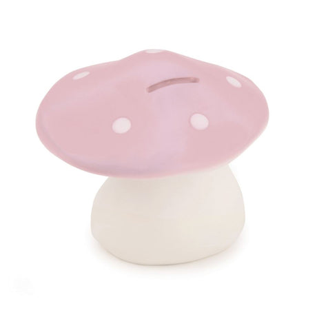 Egmont sparebøsse champignon pink. 11 cm.