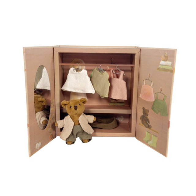 Egmont garderobe med bjørn. 18x16x6 cm.