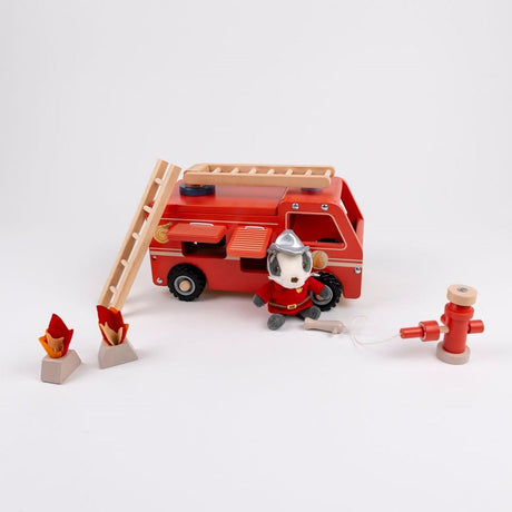 Egmont brandweerwagen met miniatuur figu | 2 stuks