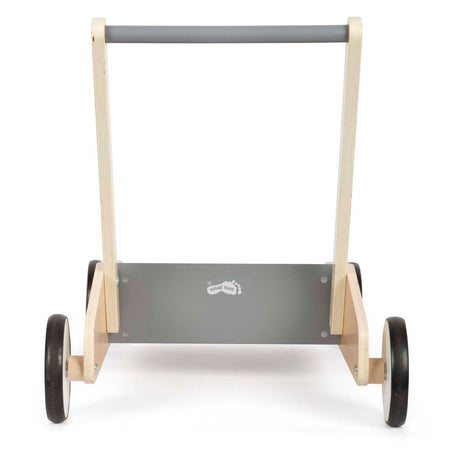 Lille fod - træ rollator grå
