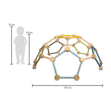 Lille fod - Træklatringramme Geodome Adventure