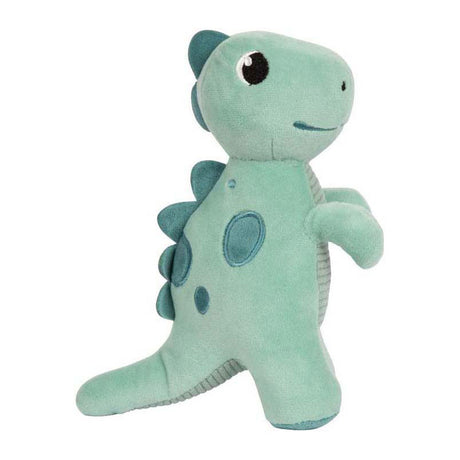 Lille fod - plys dinosaur grøn