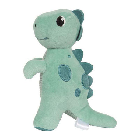 Lille fod - plys dinosaur grøn