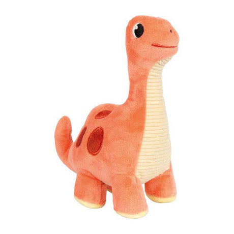 Lille fod - plys dinosaur rød