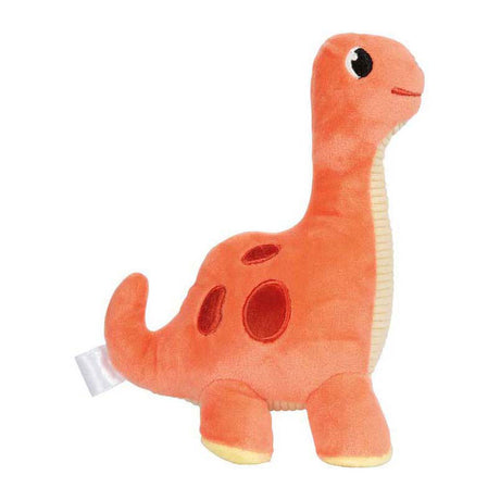 Lille fod - plys dinosaur rød