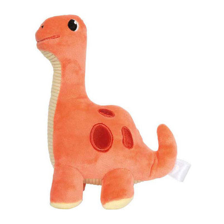 Lille fod - plys dinosaur rød