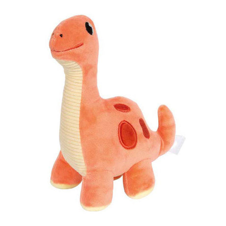 Lille fod - plys dinosaur rød