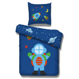 Vipack Vipack Dumbly Set Astronaut 195x85 cm bomuld
