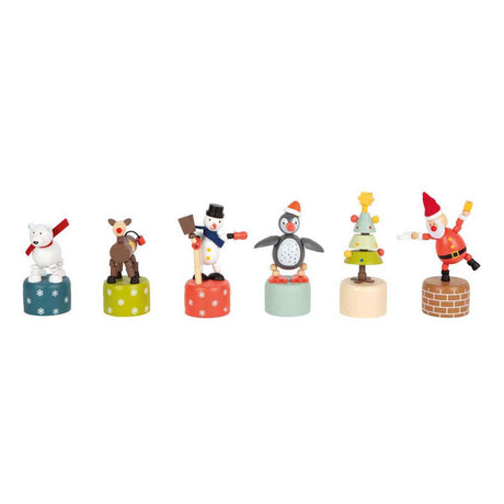 Lille fod - udstilling jule- og vinterdansefigurer, 12 stk.