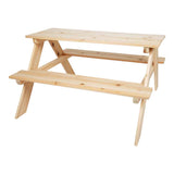 Lille fod - picnicbord i træ til børn
