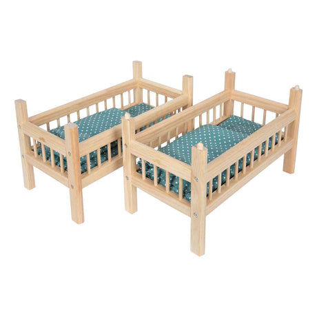 Small foot - houten poppenstapelbed
