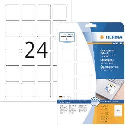 Herma løsøremærke. hvid 40x40 25 ark din a4 600 stk 10108