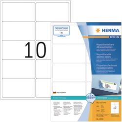 Etiketter herma 10316 hvid