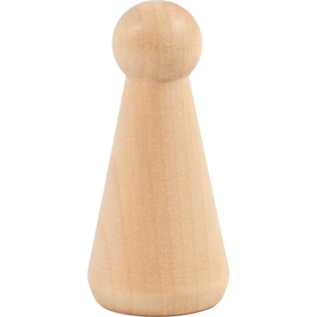 Kreativ virksomhed https: www.cchobby.nl træ-figur-kegle-formet-h-8-cm-3-stykke-1-kasse