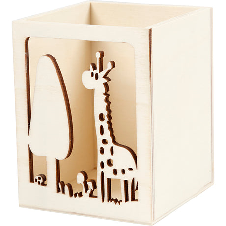 Creativ virksomhed https: www.cchobby.nl pencil box-giraf-10-cm-8-cm-1-piece