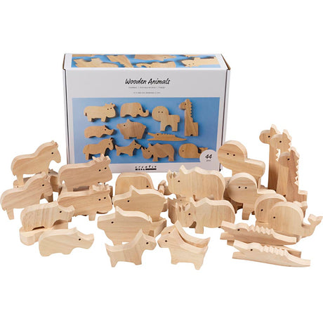 Kreativ virksomhed https: www.cchobby.nl træ-dyr-farm-and-safari-h-3-14-5-cm-thickness-2-cm-44-piece-1-box
