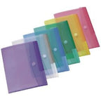Dokumentmappe djois 510259 a5 assorteret pakke 6 stk