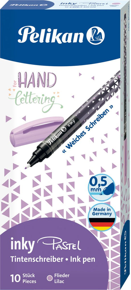 Pelikan blæk pen inky 273 pastel lilla 10 stk