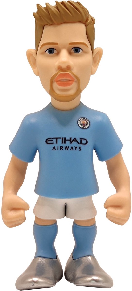 Minix - fodboldstjerner #132 - manchester city - kévin de bruyne 017 - figur 12cm