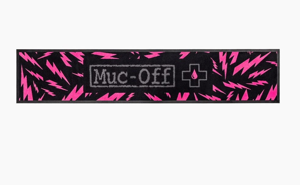 Muc-off gulvmåtte absorberende cykelmåtte (200x40cm)