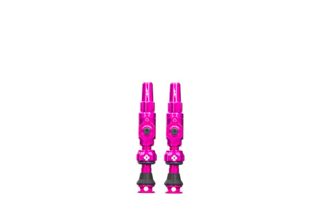 Muc-off tubeless ventiel big bore lite small pink franse presta ventiel 30mm