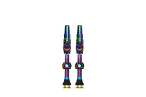 Muc-off big bore lite - slangeløs ventil - presta - 45mm - iriserende - kerneløst design - maksimal luftstrøm