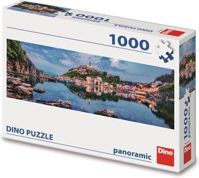 Dinotoys dino puslespil - panoramisk puslespil af øen Krk - 1000 brikker