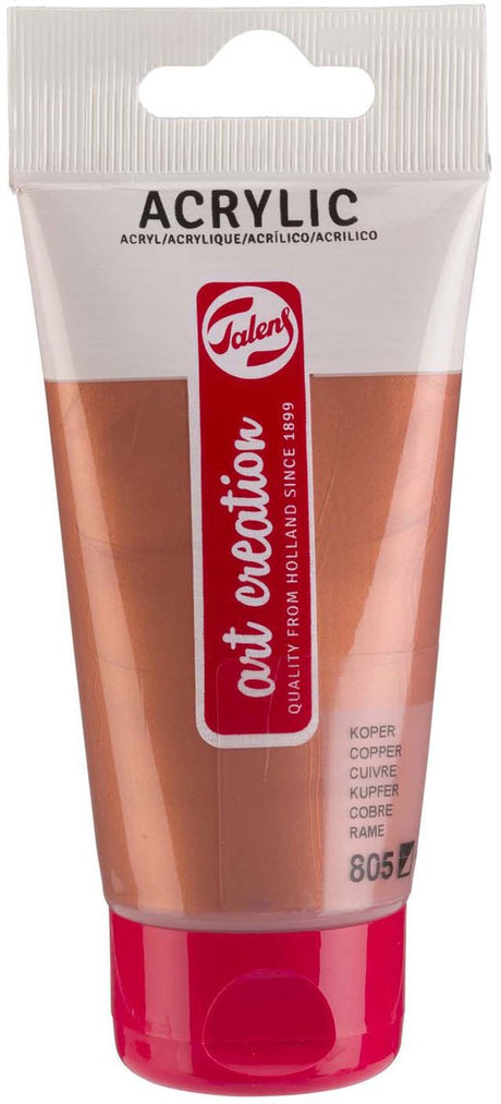 Talens art creation akrylmaling tube 75ml kobber 805
