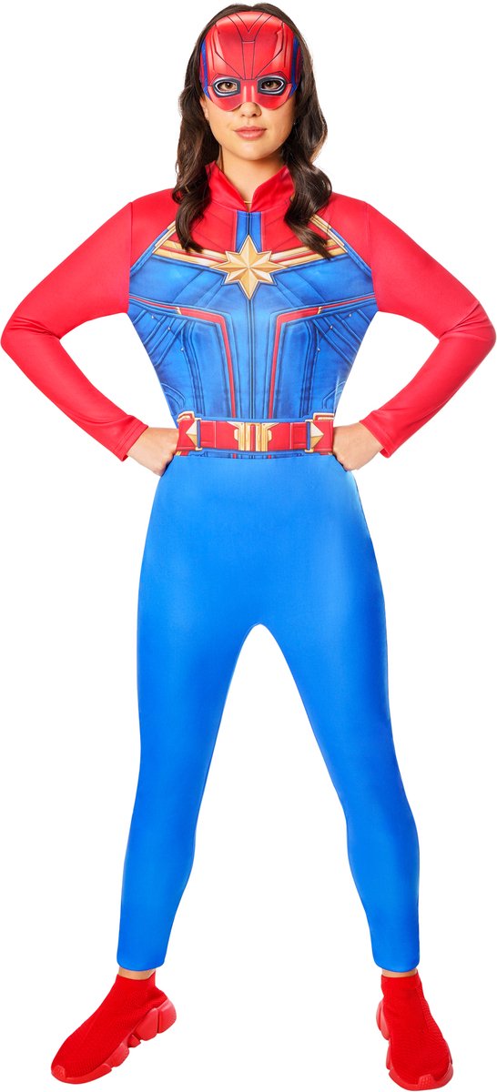Rubiner kaptajn marvel voksen kostume - - størrelse m
