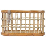 Basil Green Life - Ratting Bicycle Basket - Medium - Land Natural Brown