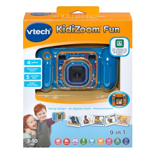 Vtech kidizoom sjovt kamera blå 9 i 1